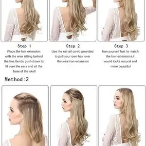 Accessories | 22 Inch Fish Line Band Halo Hair Extension  display picture 1